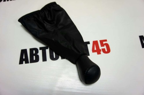 Skyway  Ручка КПП с чехлом ВАЗ 2108 21099 экокожа черная    фото 1