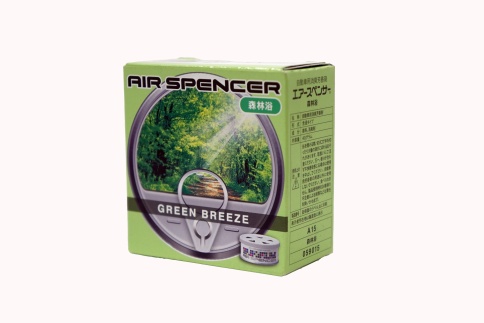 EIKOSHA Air Spencer  ароматизатор на панель меловой Green Breeze зеленый бриз Япония A-15    фото 2