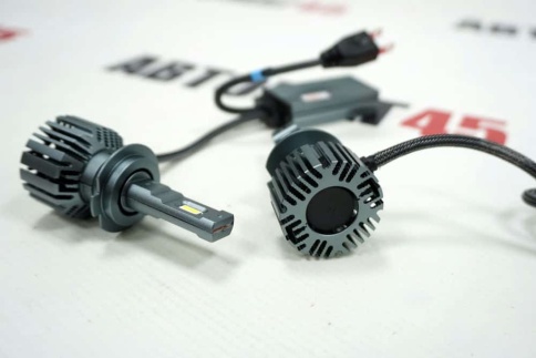 Carprofi X9 лампы LED 2шт H7 12В 40W 5000K 5000Lm гарантия 6мес    фото 2