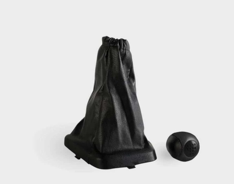 Azard  Ручка КПП с чехлом Лада Kalina Калина экокожа черная    фото 1