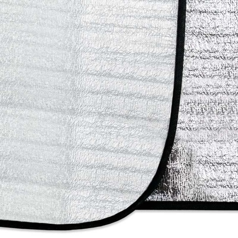 AVS  шторка солнцезащитная на лобовое стекло серебро гармошка 145см х 70см    фото 6