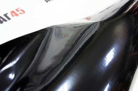 KSF  Автовинил черный супер глянец  0,91м х 0,75м    фото 5