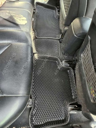 BORATEX  коврики в салон 3D EVA ЭВА Toyota RAV 4 XA30 2006-2012г черные рис ромб компл 5шт фото 3