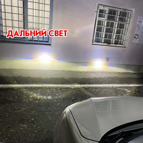 C2R A82 светодиодные лампы LED линза модуль 2шт H4 12В 40W 5000K 7000Lm гарантия 6 мес фото 10
