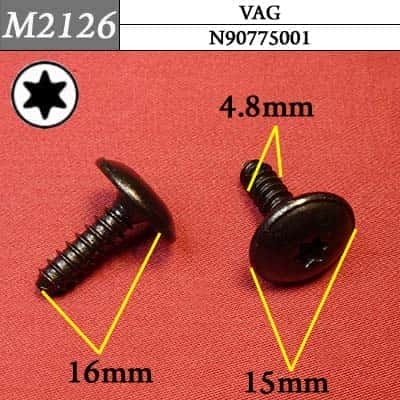 М2126 Автокрепеж металлический  фото 1