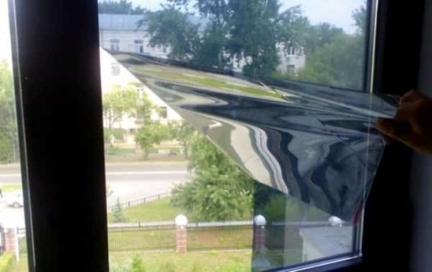 Тонировочная  пленка Китайка зеркальная Silver 0,75м х 3м    фото 4