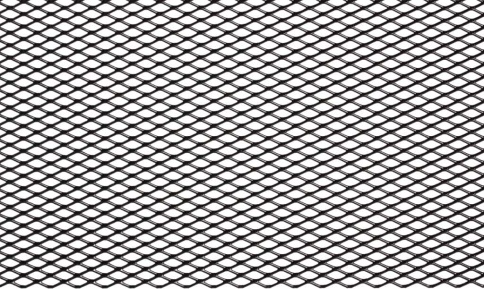 Airline  защитная сетка на решетку радиатора ячейка алюминиевая черная 10ммх4мм 20х100см    фото 3