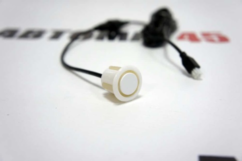 AVS  универсальный датчик для парктроника D 22мм белый 1шт    фото 1