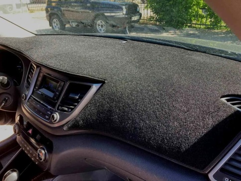 Накидка на панель Hyundai Tucson Хендай Туксон кузов TL 2015-2018г до рестайлинг карпет  фото 2