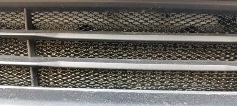 Airline  защитная сетка на решетку радиатора ячейка алюминиевая черная 10ммх4мм 20х100см    фото 5