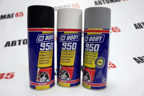 BODY 950  антигравий серый крупнозернистый аэрозоль 400мл    фото 2