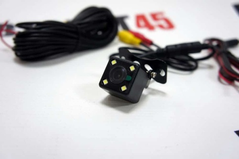TGOR Камера заднего вида 4LED формат CVBS любые магнитолы парковочные линии угол 110 гар 6мес фото 3