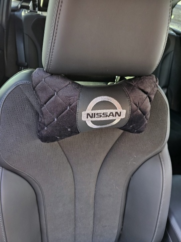 Подушка  под шею с лого Nissan 2шт фото 5