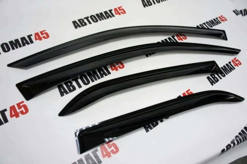 ANVair  дефлекторы окон Mitsubishi Lancer 9 IX Мицубиси Лансер 9 седан 2003-2010г комплект 4шт    фото 4