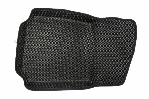 BORATEX коврики в салон 3D EVA ЭВА Лада Нива Легенд с 2021г черные рисунок ромб 5шт фото 3