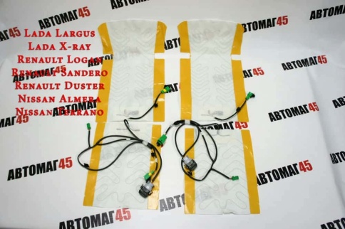 Обогрев сиденья вшивной LADA Largus Ларгус X-Ray Logan Sandero Sandero Stepway Duster с 13г  фото 1