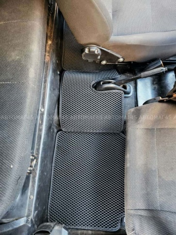 EVA ЭВА  коврики в салон Лада Нива урбан бронто легенд черные рисунок ромб 5шт    фото 5