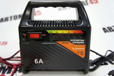 Lavita зарядное устройство для АКБ 6А до 90а/ч 6/12В Автомат С защитой от замыкания гарантия 6мес   фото 5