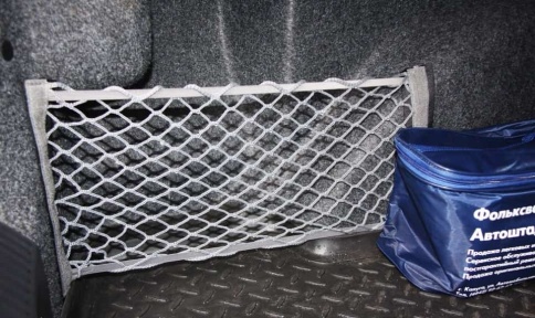 Airline  Сетка крепления груза в багажник 25x55см для ниш    фото 2