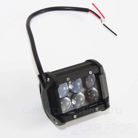 Carprofi  cветодиодная балка SPOT дальний свет 10-30V чипы CREE 6 диодов 18Вт 1шт    фото 3