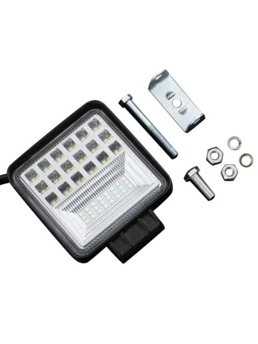 C2R Светодиодная фара дальний свет вспышка ФСО 10-30V чипы SMD 126Вт 1шт гарантия 1мес G0022-25MM    фото 7