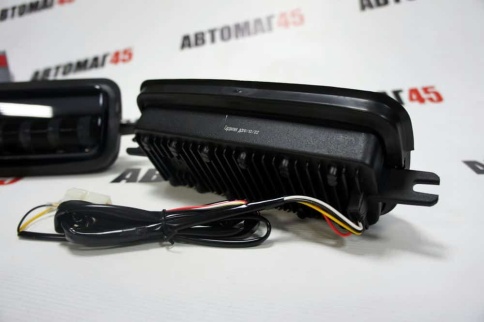 TLT  надфарники Нива 21214 урбан бронто легенд LED + поворотник 4000Lm 6 полос  2шт гарантия 6 мес   фото 7