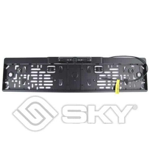 SKY Универсальная камера задн вида CA-LP-2BL в рамке номерн знака парковочные линии 170* гарант 6мес фото 1