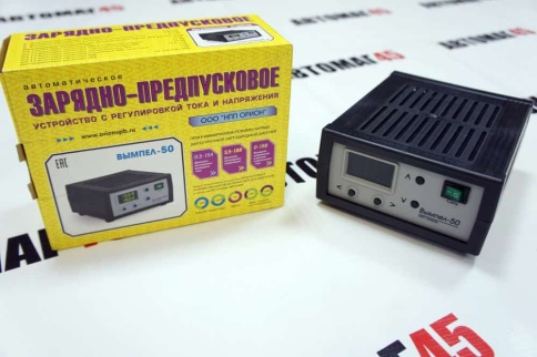 Вымпел-50 З/У для АКБ 15А до 180а/ч Автомат Светодиод-й дисплей Предпусковой запуск ориг гарант 1год фото 1