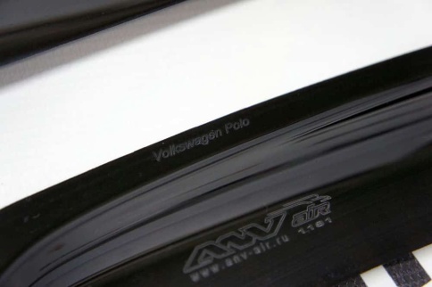ANVair  дефлекторы окон Volkswagen Polo Фольцваген Поло седан 2010-2020г комплект 4шт    фото 4