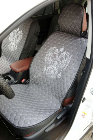 Чехлы  накидки на сиденье серия G лен серый комплект 5шт    фото 5