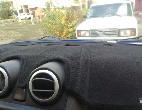 Накидка на панель Lada Granta Гранта 2011-2018г карпет  фото 3