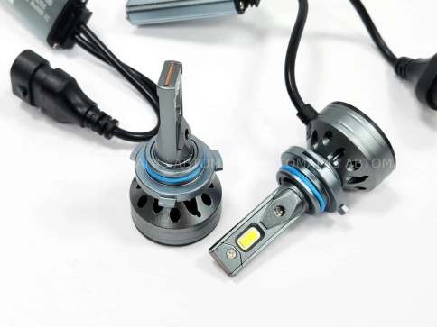 Ruzoom F9A  светодиодные лампы LED 2шт HB3 (9005) 12В 60W 6000K 6000Lm гарантия 6мес    фото 4