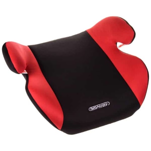 Skyway  автокресло бустер подушка Школьник1 22-36 кг 6-12 лет черно-красное    фото 1