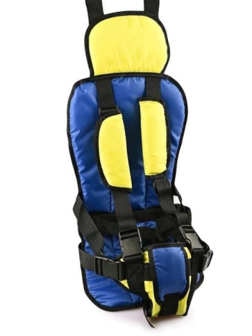 Масяня Автокресло бескаркасное универсальное 1,2,3 группа от 1-12 лет вес 9-36 кг синий фото 4