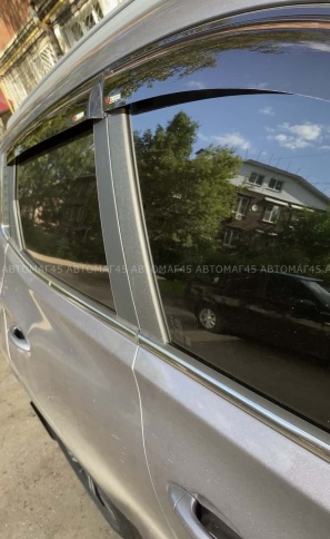 VAD  Дефлекторы на окна Ветровики Chery Tiggo 4 Pro с 2021 по 2025г Чери Тигго 4 2017-2023г комплект фото 3