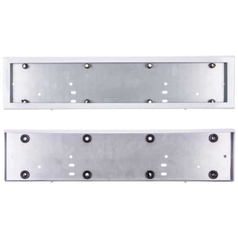 Skyway  рамка номерного знака нержавейка белая    фото 1