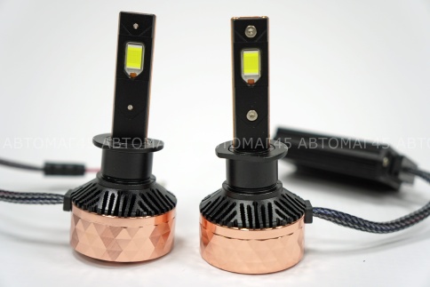 Ruzoom V80 LED 2шт H1 10-16В 90W 6000K 9000Lm с обманкой гарантия 6мес    фото 4