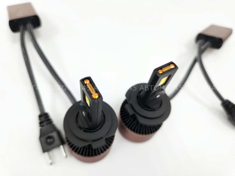 AOZOOM лампы LED 2шт H7 12В 55W 5500K 6000Lm  с обманкой гарантия 6мес    фото 5