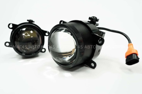 SALMAN  Фары п/туманные 1 линза  Lada Vesta X-Ray и иномарки LED 70W 8000LM 2шт гарантия 6 мес фото 6