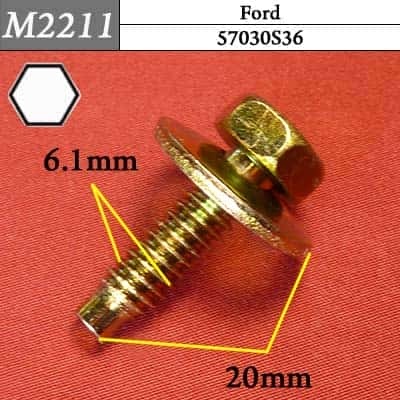 М2211 Автокрепеж металлический  фото 1