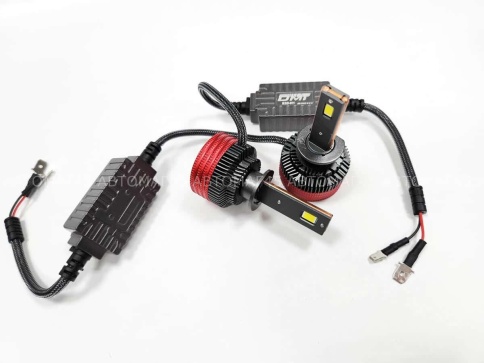 DMT-S30 лампы LED 2шт H1 12В 75W 6000K 6000Lm  с обманкой гарантия 6мес    фото 2