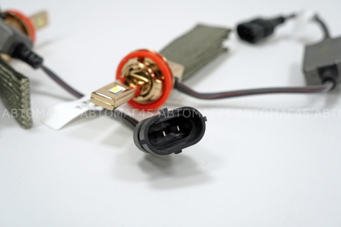 Ruzoom T12 LED 2шт H11 12В 25W 6000K 2500Lm с пассивным охлаждением гарантия 6мес    фото 5