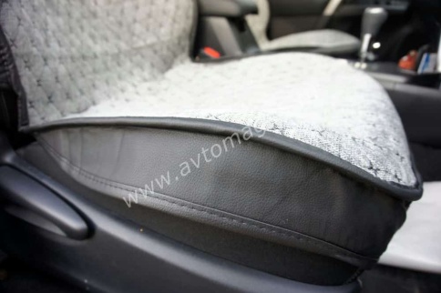 Чехлы  накидки на сиденье вельвет серый комплект 5шт    фото 6