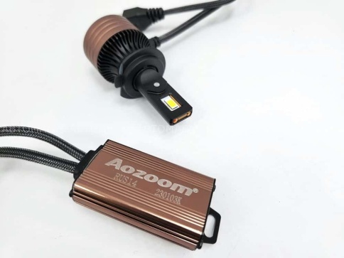 AOZOOM лампы LED 2шт H7 12В 55W 5500K 6000Lm  с обманкой гарантия 6мес    фото 7