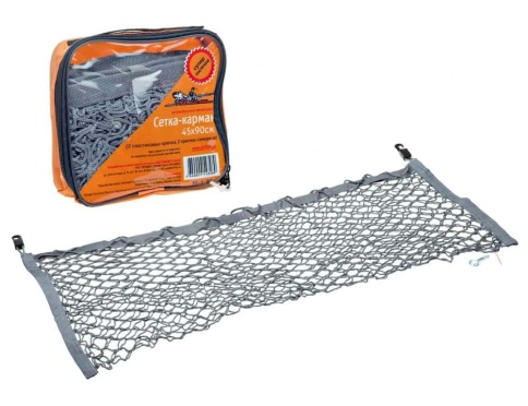 Airline  Сетка крепления груза в багажник 45x90см для ниш    фото 1