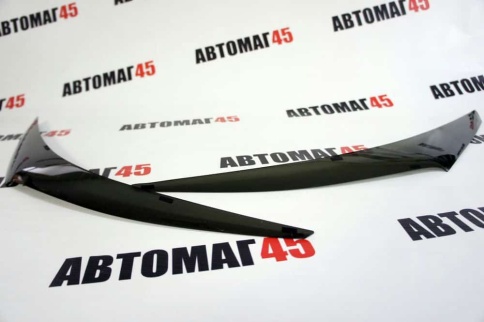 Реснички накладки на фары Hyundai Solaris Хендай Солярис 02.2017-08.2020г до рестайлинг 2шт    фото 4