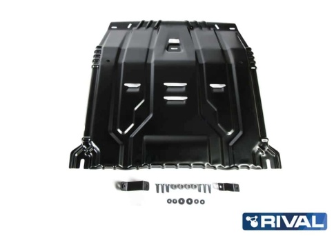 Защита картера и КПП крепеж сталь Sportage 4 16-22г Tucson 3 16-21г Sorento 3 14г Santa Fe 4 18-20г  фото 1