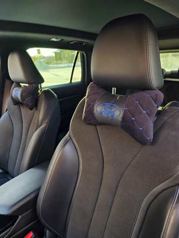 Подушка  под шею с лого Ford 2шт фото 2