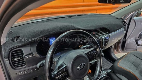 Накидка на панель Kia Rio Киа Рио c 2017г Rio X-Line Рио Х-Лайн с 2017г карпет  фото 1