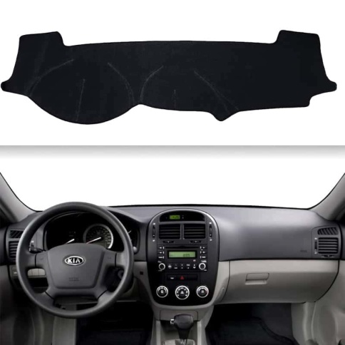 Накидка на панель Kia Cerato Киа Серато 2004-2008г кузов LD карпет Maximal фото 1